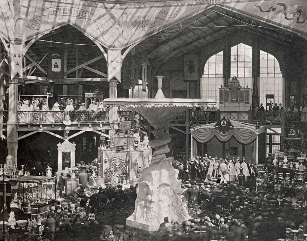 Stockholmsutställningen 1866 - invigning