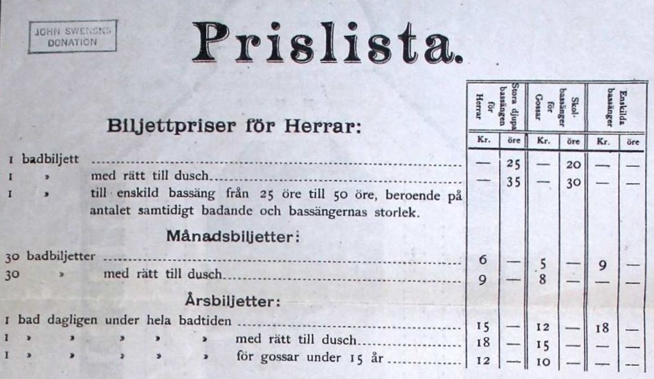 Strömbadet prislista 1884