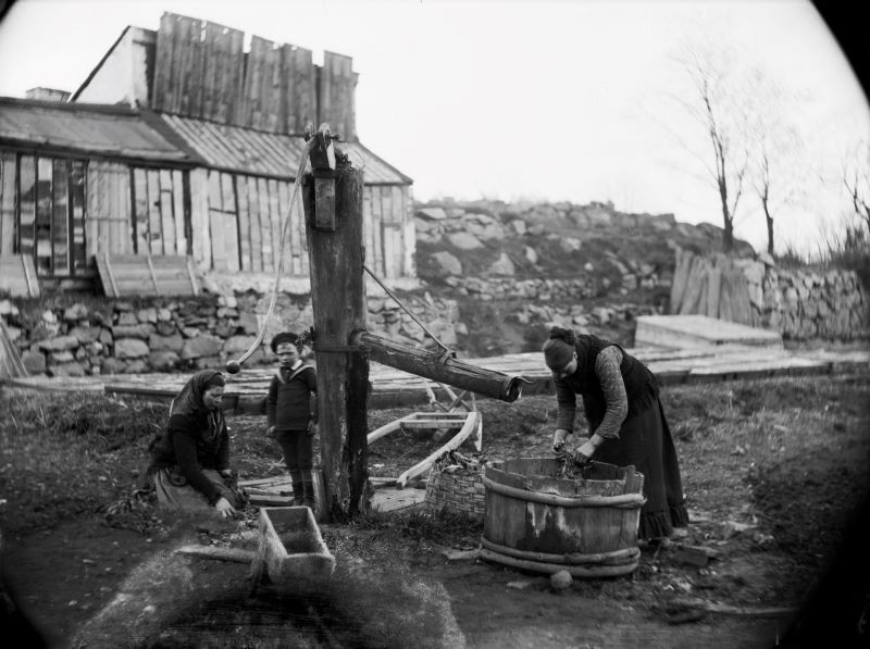 Vattenpump Eriksbergsområdet 1891