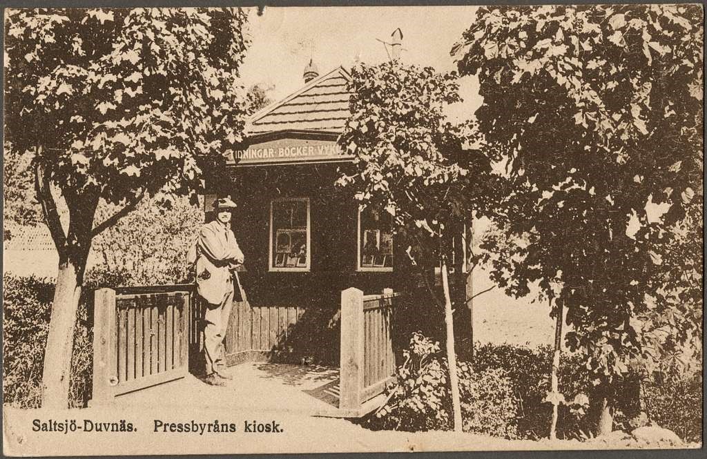 Pressbyrån-vykort 1920-tal