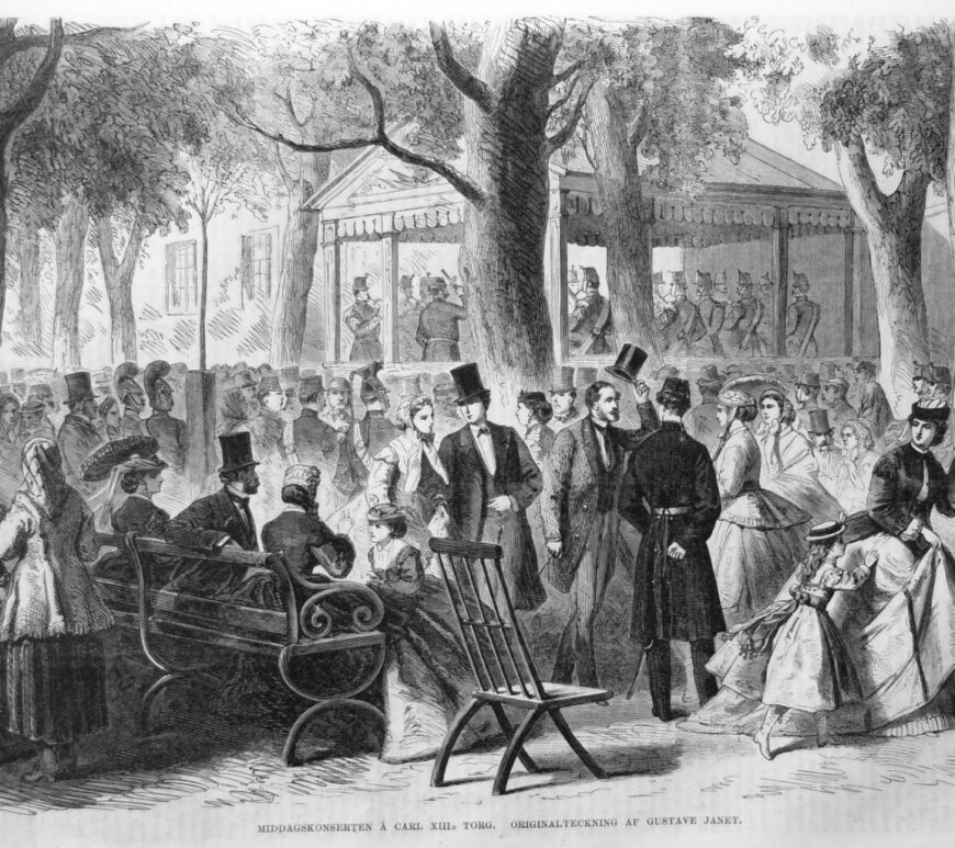 Kungsträdgården middagskonsert 1866