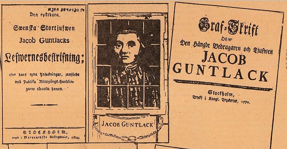 Jacob Guntlack skillingtryck