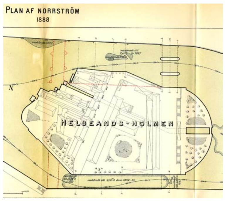 Helgeandsholmen karta 1888