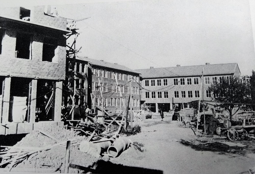Nytorps byggplats 1950
